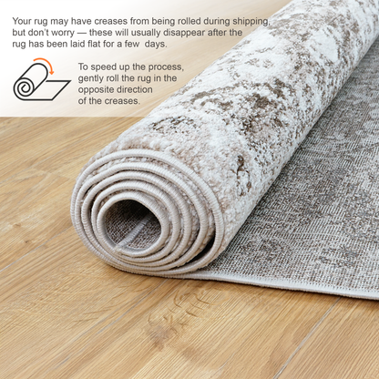 Hampton Transitional Rug | Morc Brown & Super Soft 60*110