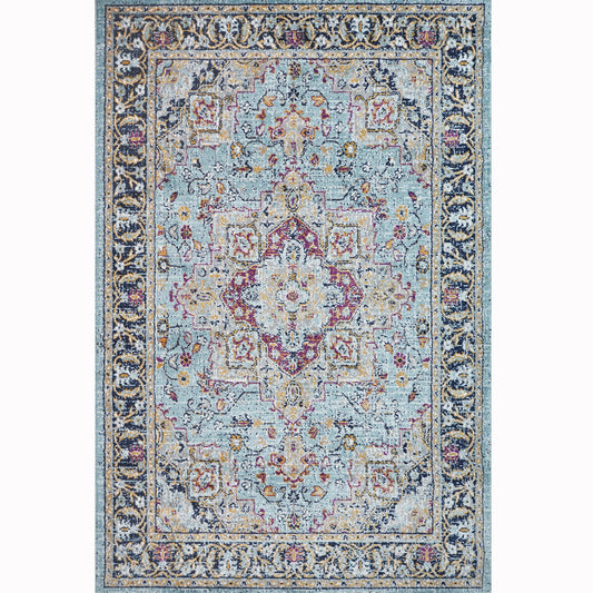 Hampton Transitional Rug | Medium Blue & Super Soft 60*110