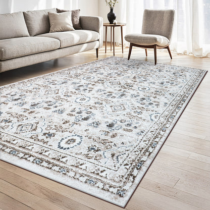 Hampton Transitional Rug | Mosaic Brown & Super Soft