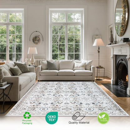 Hampton Transitional Rug | Mosaic Brown & Super Soft