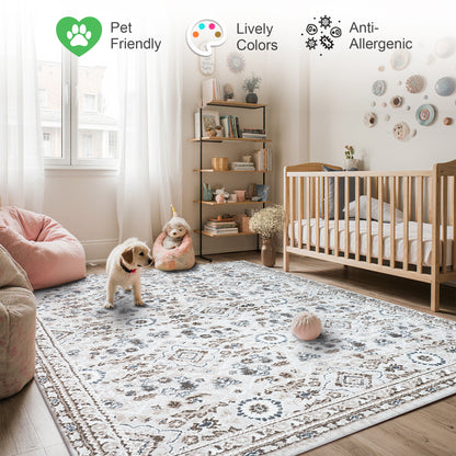 Hampton Transitional Rug | Mosaic Brown & Super Soft