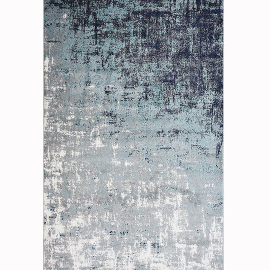 Eton Abstract Rug | Blue & Super Soft