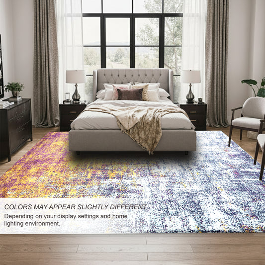 Eton Abstract Rug | Pink & Super Soft