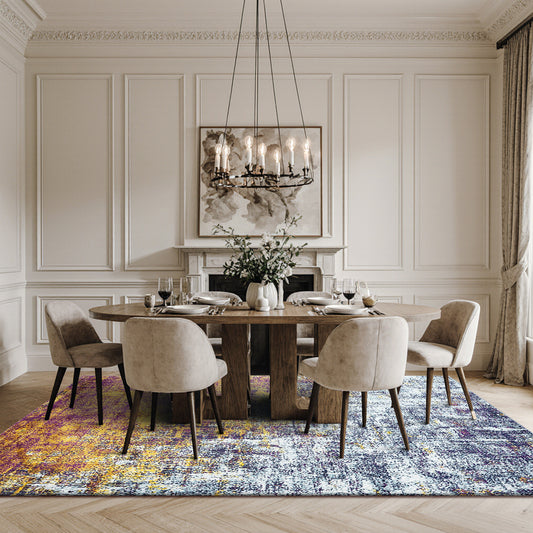 Eton Abstract Rug | Pink & Super Soft