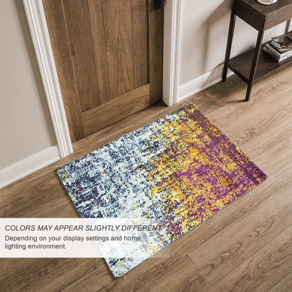 Eton Abstract Rug | Pink & Super Soft 60*110