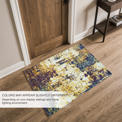 Marlow Abstract Rug | Yellow & Super Soft 60*110