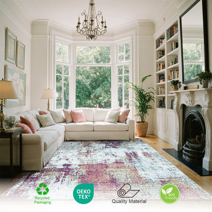 Marlow Abstract Rug | Duck & Super Soft