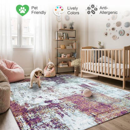 Marlow Abstract Rug | Duck & Super Soft