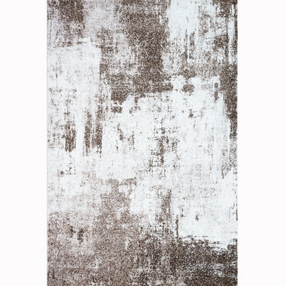 Marlow Abstract Rug | Brown & Super Soft