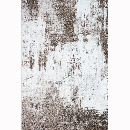 Marlow Abstract Rug | Brown & Super Soft