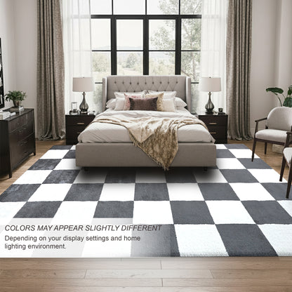 Plaid Rug | Anthracite & Super Soft