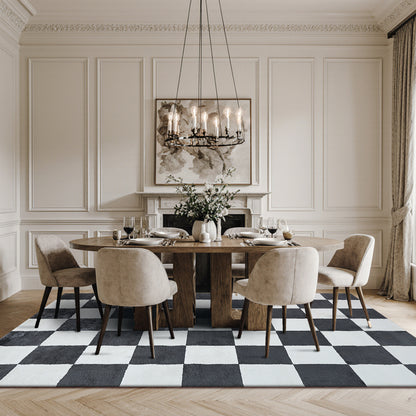 Plaid Rug | Anthracite & Super Soft