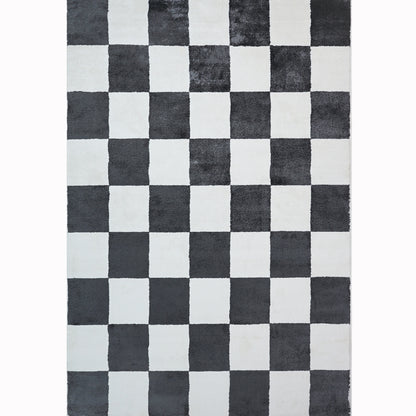 Plaid Rug | Anthracite & Super Soft