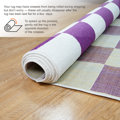 Plaid Rug | Liliac & Super Soft