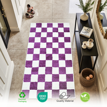 Plaid Rug | Liliac & Super Soft 60*110