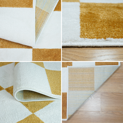 Plaid Rug | Gold & Super Soft