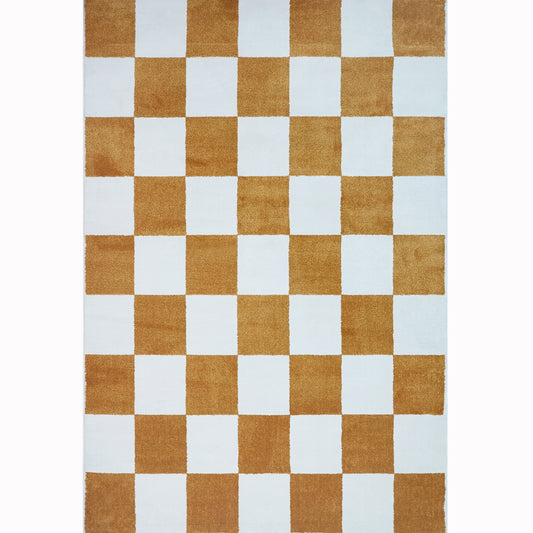 Plaid Rug | Gold & Super Soft