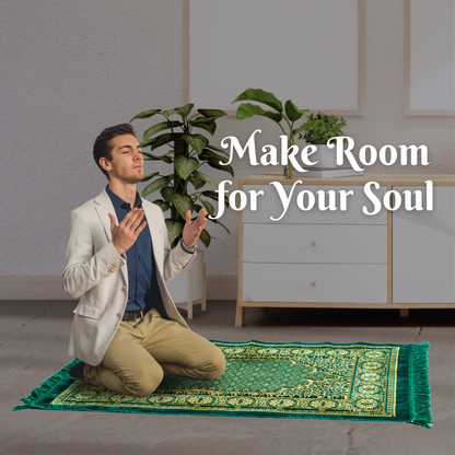 Prayer Mat Medina Dark Green