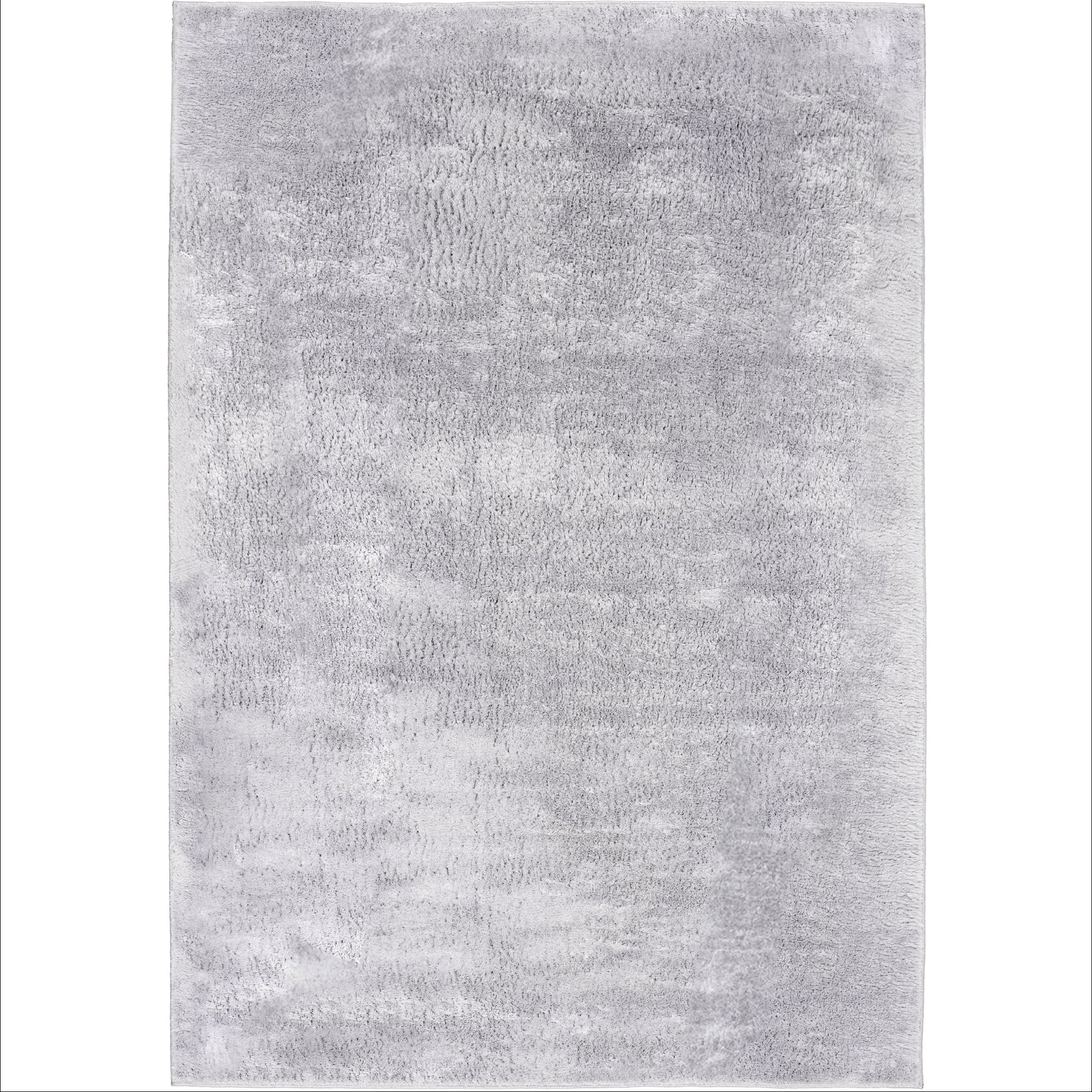 Anti-Slip Backing, Shaggy Rugs Light Grey