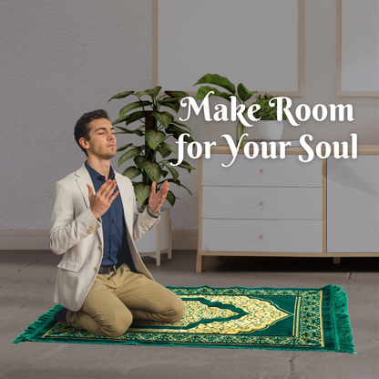 Prayer Mat Mecca Dark Green