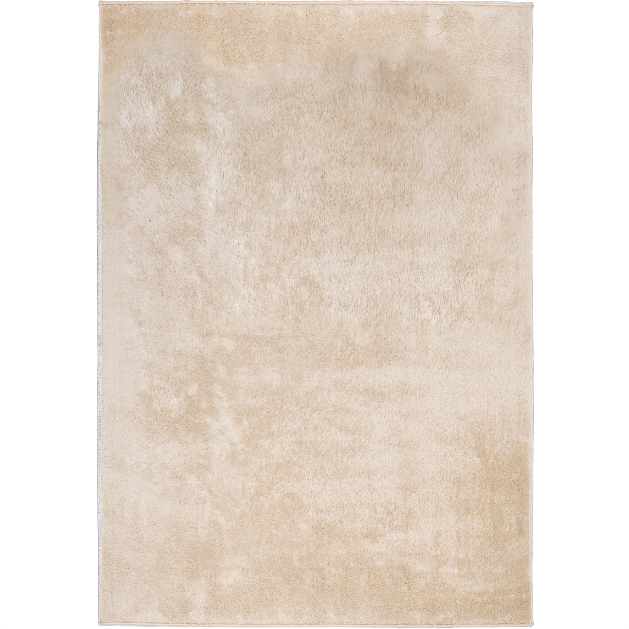 Anti-Slip Backing, Shaggy Rugs Beige