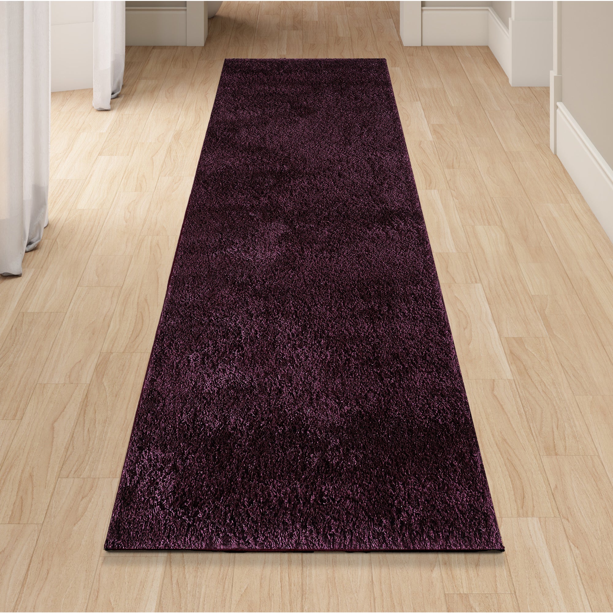 Shaggy Rug Plain Lavender / Purple