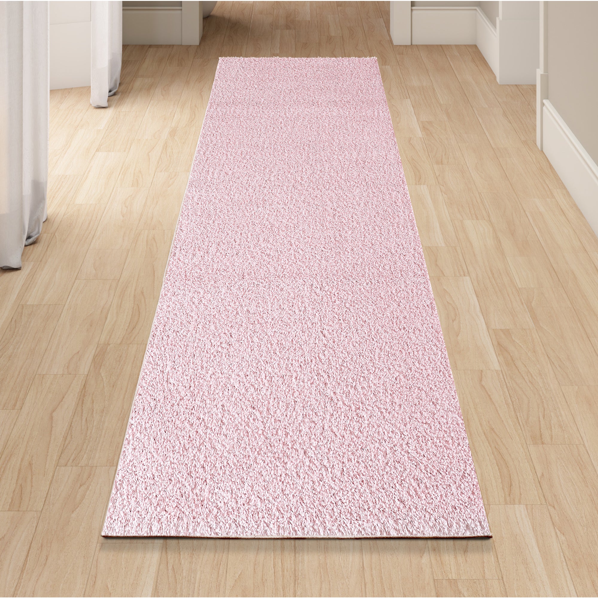 homeart Area Rug - Super Soft Shaggy Rugs For The Living Rooms, Bedrooms And Kitchen - Modern, Easy To Clean Carpet -Pink Rose