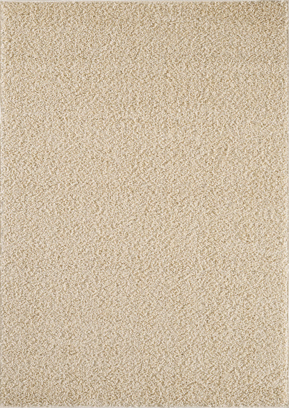 Shaggy Rug Plain Light Beige