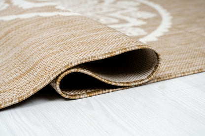 Outdoor Rugs Mandala Natural / Cream