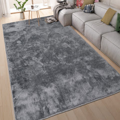 Anti-Slip Backing, Shaggy Rugs Anthracite