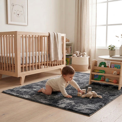 Anti-Slip Backing, Shaggy Rugs Anthracite
