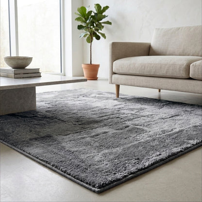 Anti-Slip Backing, Shaggy Rugs Anthracite