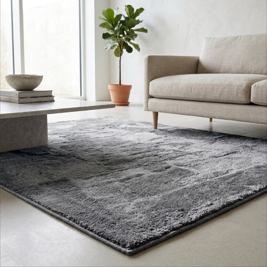 Anti-Slip Backing, Shaggy Rugs Anthracite