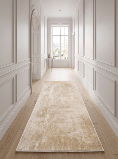 Anti-Slip Backing, Shaggy Rugs Beige
