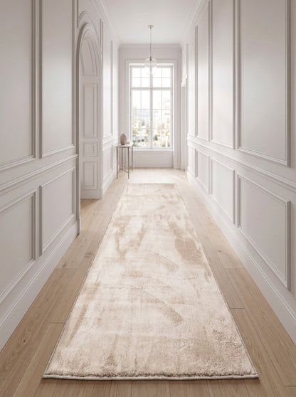 Anti-Slip Backing, Shaggy Rugs Cream