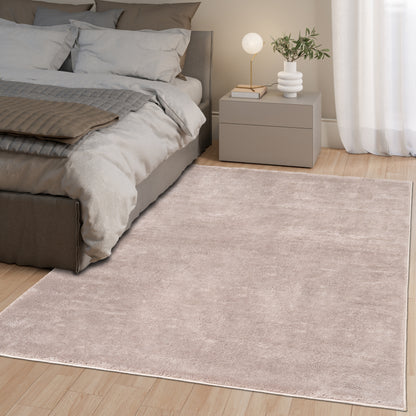 Anti-Slip Backing, Shaggy Rugs Brown