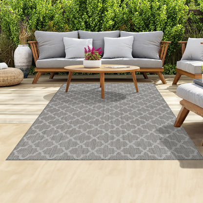 Outdoor Rugs Classic  - Dark Natural / Cream