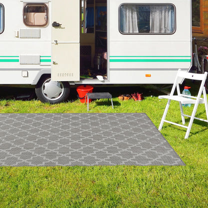 Outdoor Rugs Classic  - Dark Natural / Cream