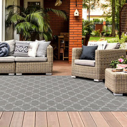 Outdoor Rugs Classic  - Dark Natural / Cream