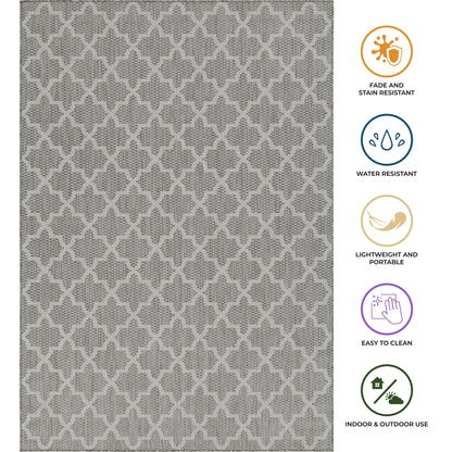 Outdoor Rugs Classic  - Dark Natural / Cream