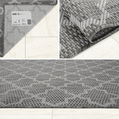 Outdoor Rugs Classic  - Dark Natural / Cream
