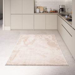 Anti-Slip Backing, Shaggy Rugs Cream