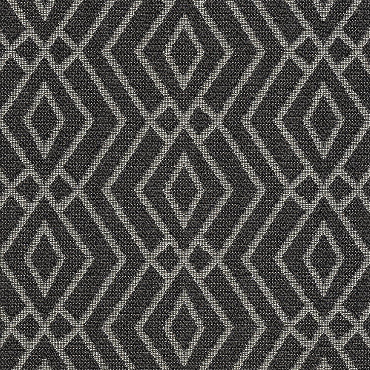Outdoor Rugs Diamond Collection Anthracite Cream