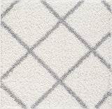 Shaggy Rug Lined Diamond White