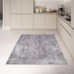 Anti-Slip Backing, Shaggy Rugs Grey