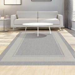 Indoor Rugs Rectangular Collection Grey Cream