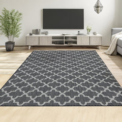 Indoor Rugs Classic Collection Anthracite Cream