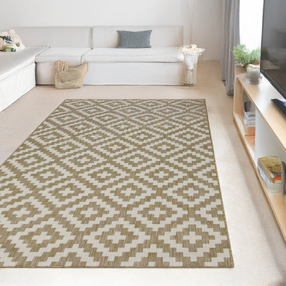 Indoor Rugs Square Collection Beige Cream