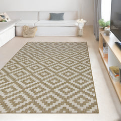 Indoor Rugs Square Collection Beige Cream