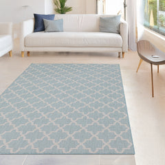 Indoor Rugs Classic Collection Aqua Cream